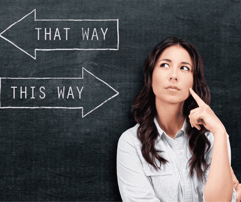 Difficulty making decisions confidently
