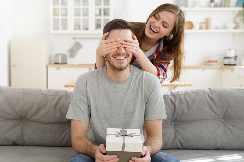 She surprises him with small acts of kindness