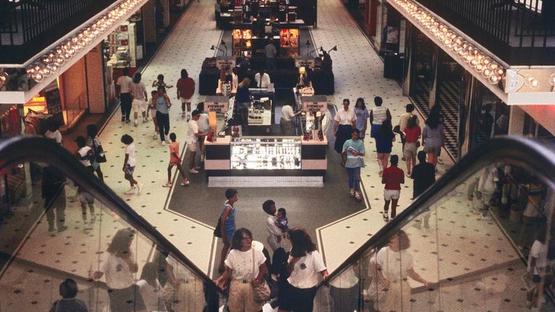 Hung out at the mall like it was a second home