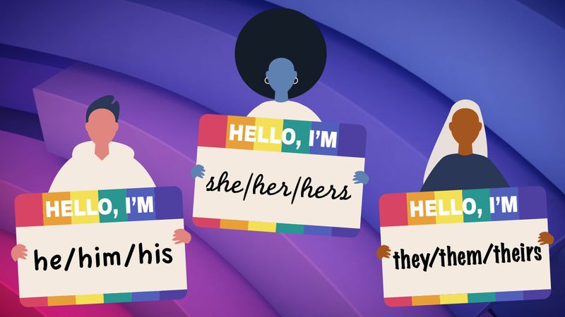 Using pronouns in introductions