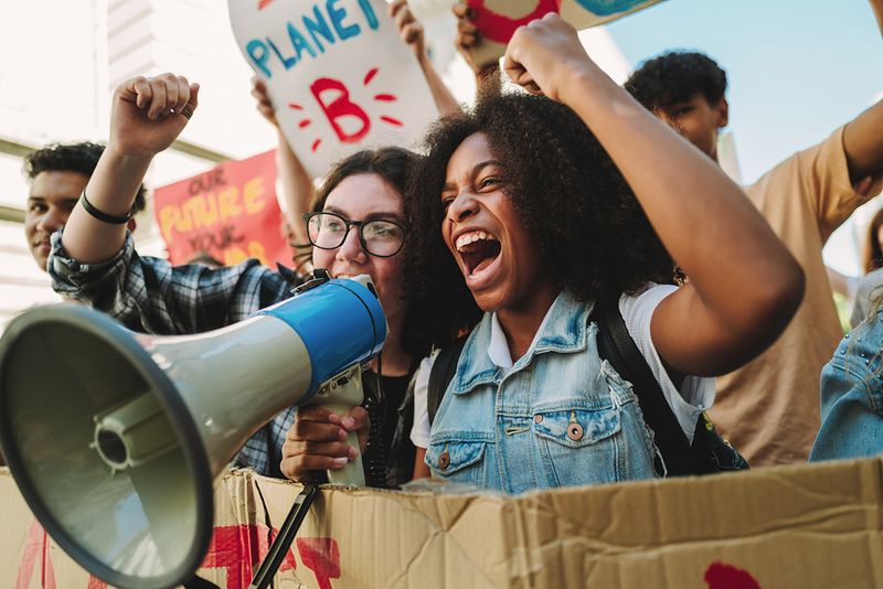 Protesting for Social Causes