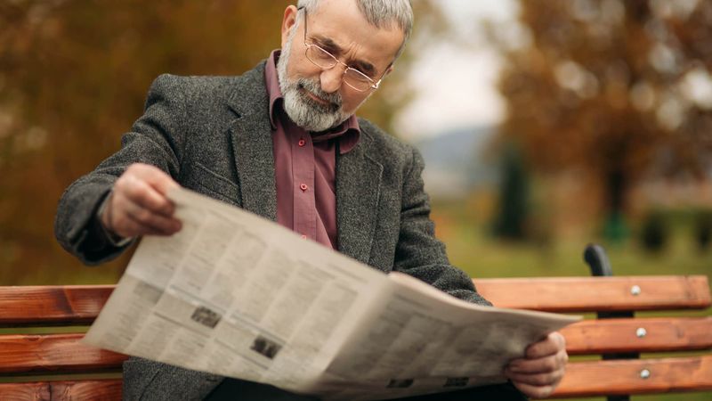 They still subscribe to paper newspapers.