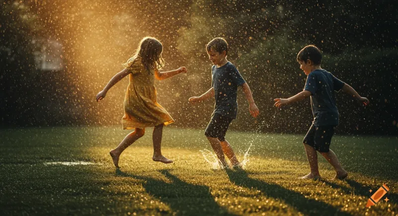 Playing Outside All Day, Barefoot