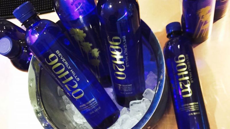 Expensive bottled water at home