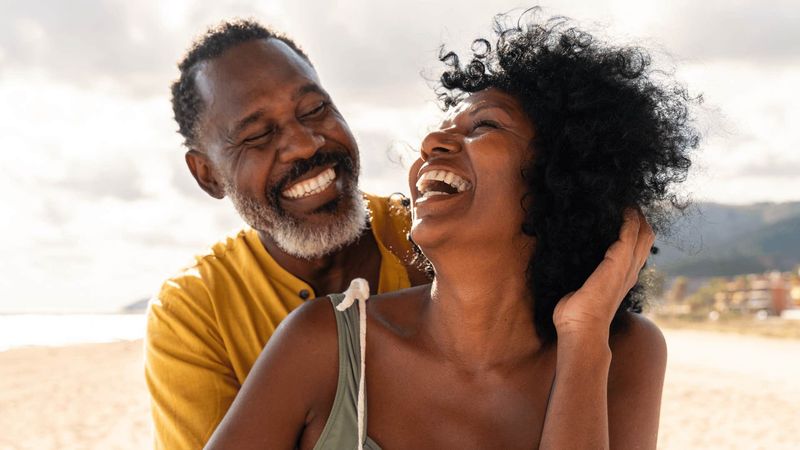 Laughing at each other's weird habits