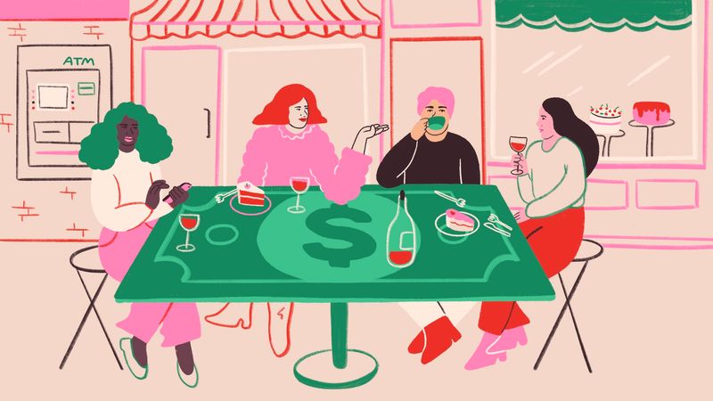 Talking openly about money with friends