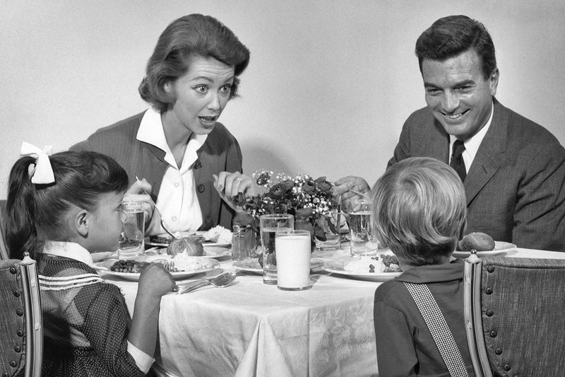 Eating dinner together every single night