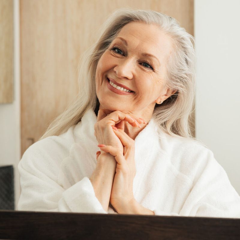 Younger women compliment your effortless confidence