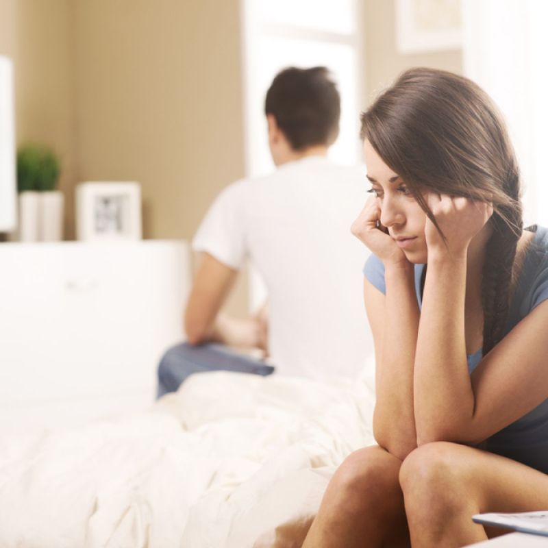 Relational disappointment may be one reason a woman pulls away in bed