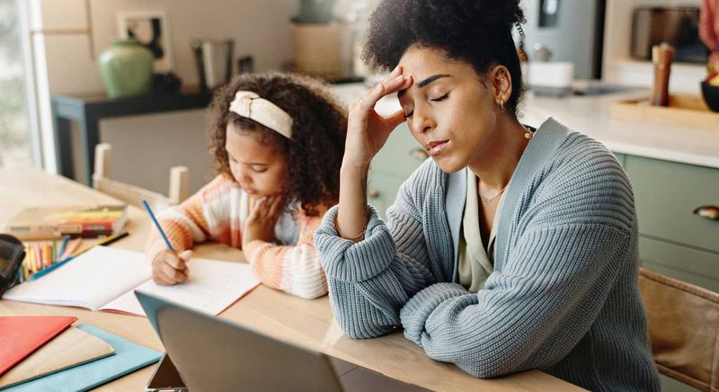 Her distress is evidence of what violence costs—not proof that she failed as a mother