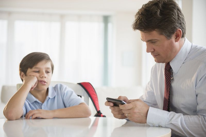 A father can be in the room and still leave a child emotionally alone